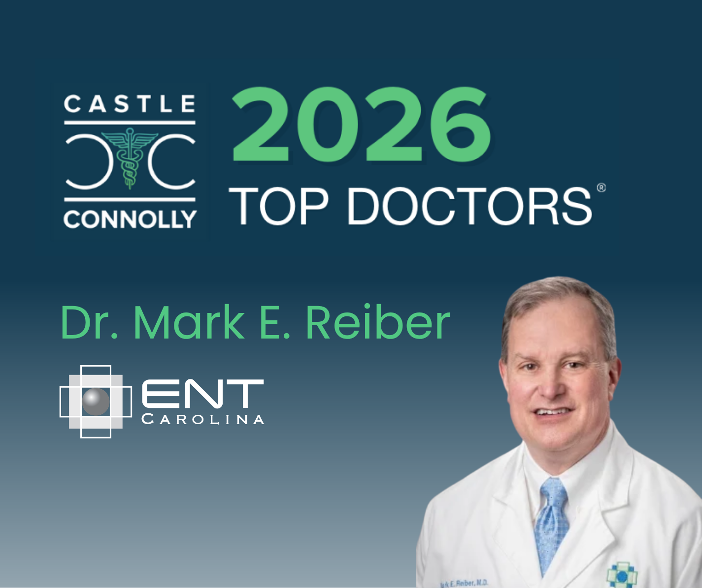 Dr. Mark E. Reiber Recognized as Castle Connolly Top Doctor for Over 15 Years